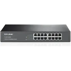 TP-Link Tl-Sf1016ds (16 Ports), Netzwerk Switch, Schwarz