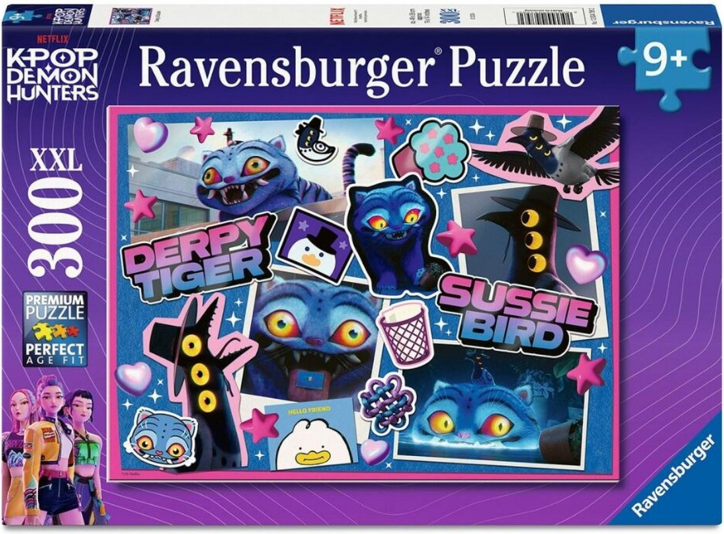 Ravensburger Kinderpuzzel K-Pop Demon Hunters Derpy & Sussie met 300 XXL-stukjes