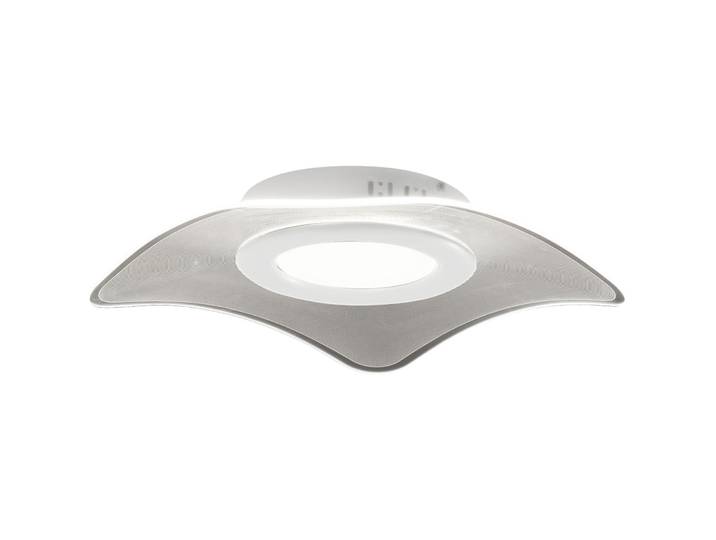 Deckenlampe Idrees weiss Metall/Acryl 3000 lm B 50 cm - LED - Lichtfarbe: Warmweiss - LED Energiesparlampen