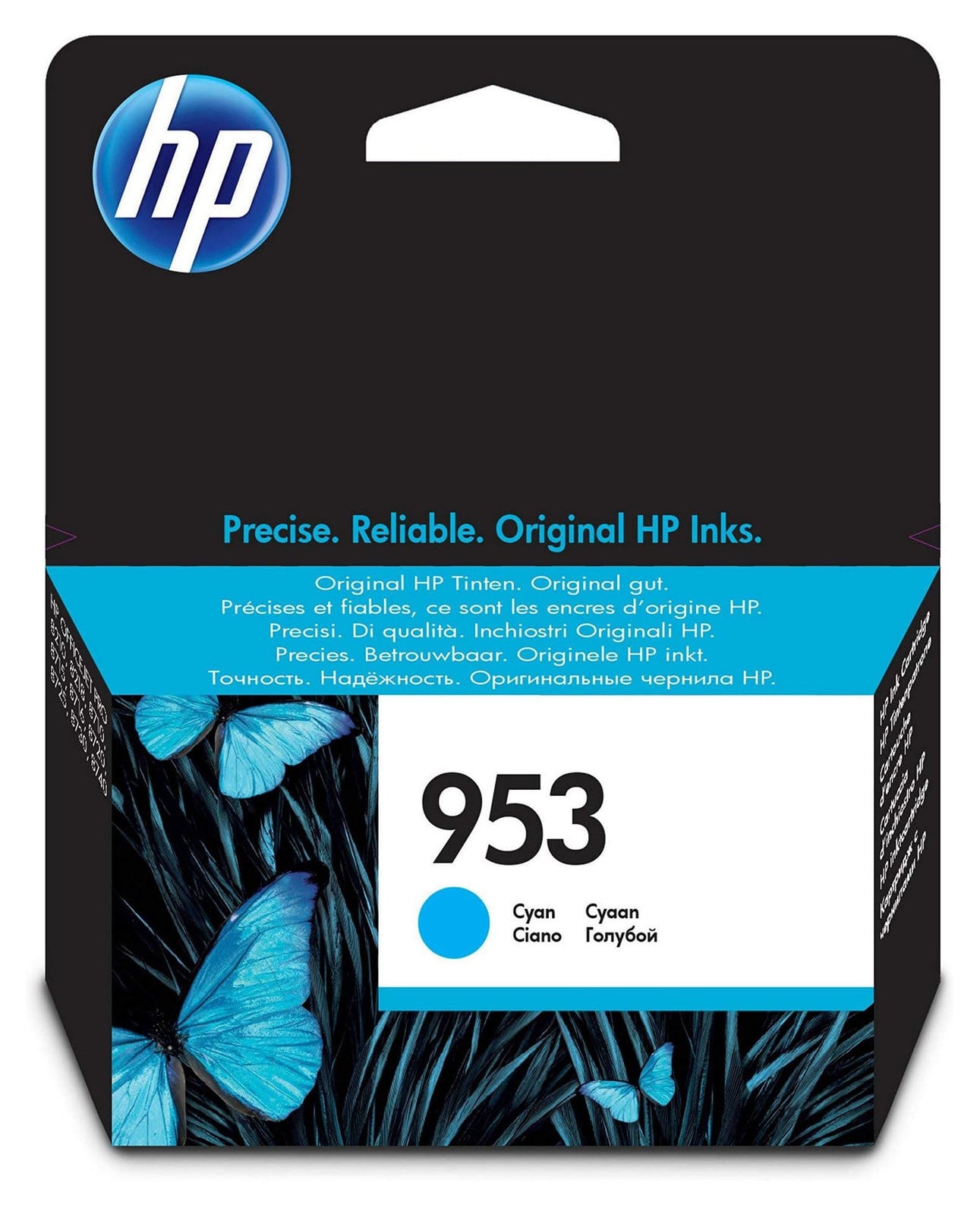 HP 953 Cyan Original Inktcartridge (F6U12AE) voor HP OfficeJet Pro 8710 8715 8720