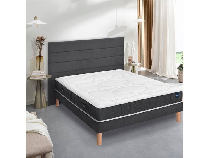 Ensemble sommier et matelas 80x190 cm mousse ferme Bultex Smart Repair