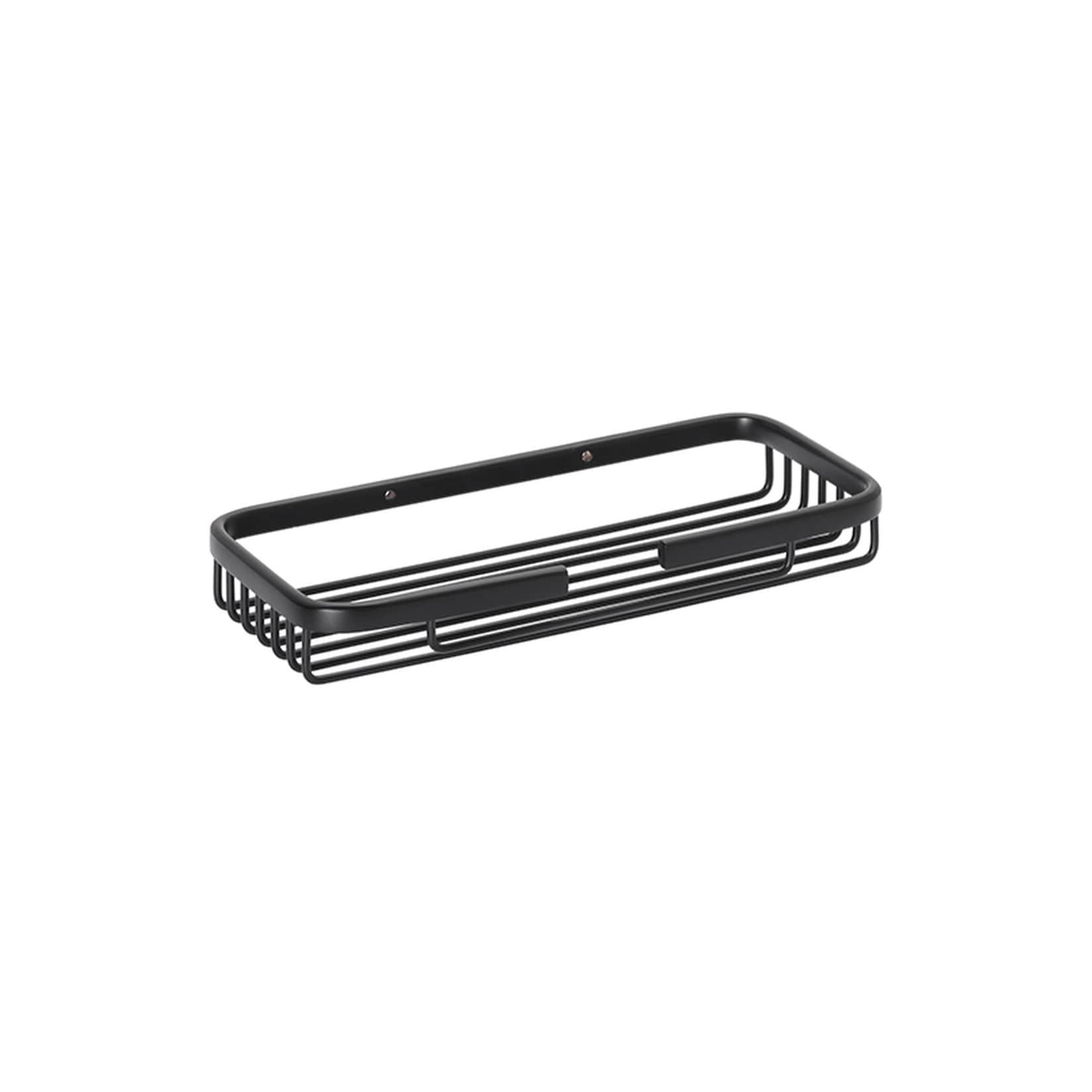 Brillantbad BYTRO Seifenkorb Messing Schwarz 100x230x30 mm für Bad & WC >> zum Bohren