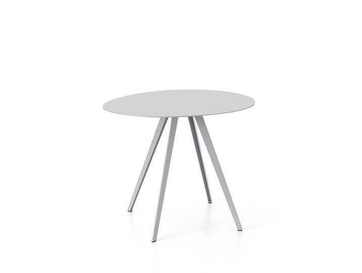 Sofatisch Agorà Segis silber, Designer Cisotti & Laube, 40x43 cm
