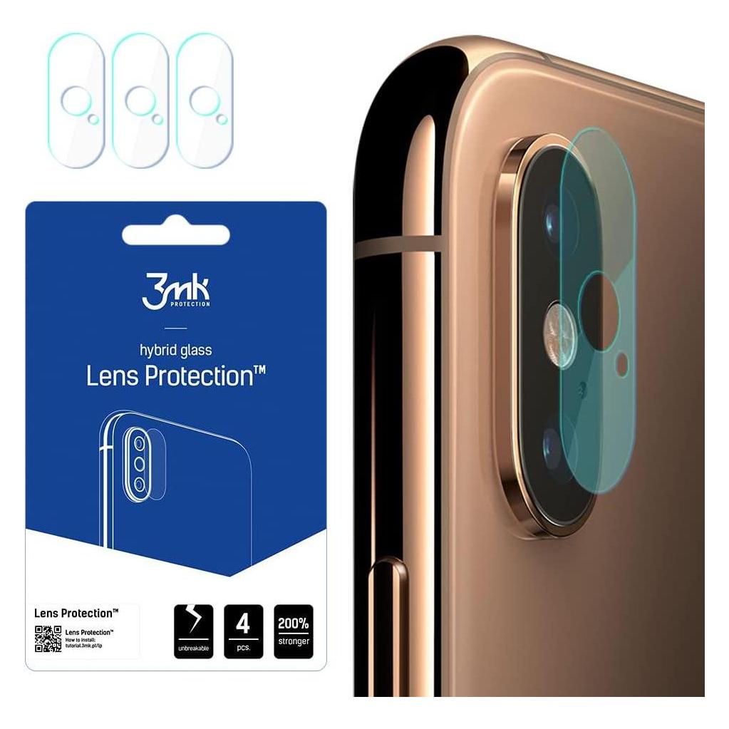 3MK hybrid glass Lens Protection for iPhone Xs Max (1 Stk., Apple iPhone XS Max) (GSM098277)