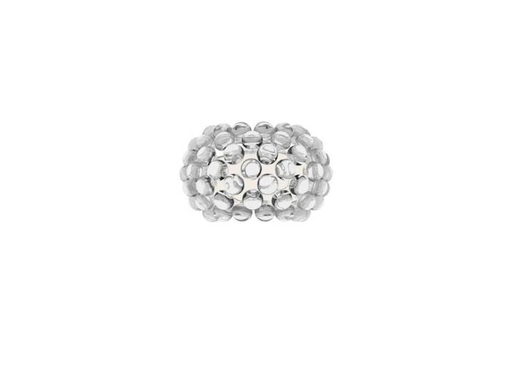Foscarini Wandleuchte Caboche Plus, glamouröses Design, Glaskug
