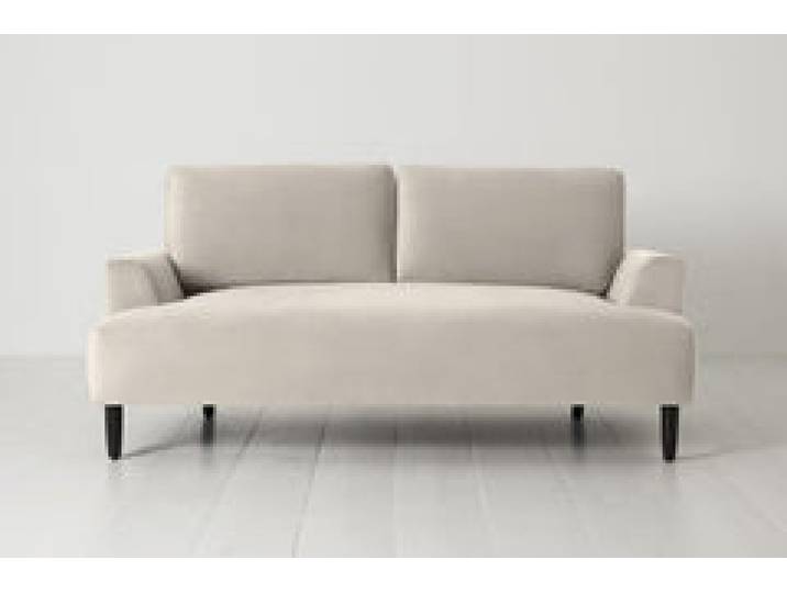 Zweisitzer-Sofa Model 05, Knochenweiß