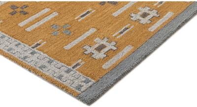 Terra by Obeetee Freya Ida Gold Rug
