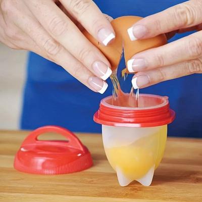 6 Piece Silicone Egg Poacher Cups Nonstick Egg Poaching Cups For Shell Free Breakfasts 6 Piece Silicone Egg Poacher Cups Nonstick Egg Poaching Cups For Shell Free Breakfasts