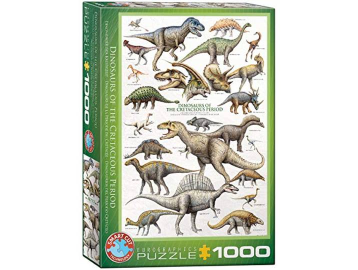 Dinosaurussen uit het Krijt 1000-delige puzzel