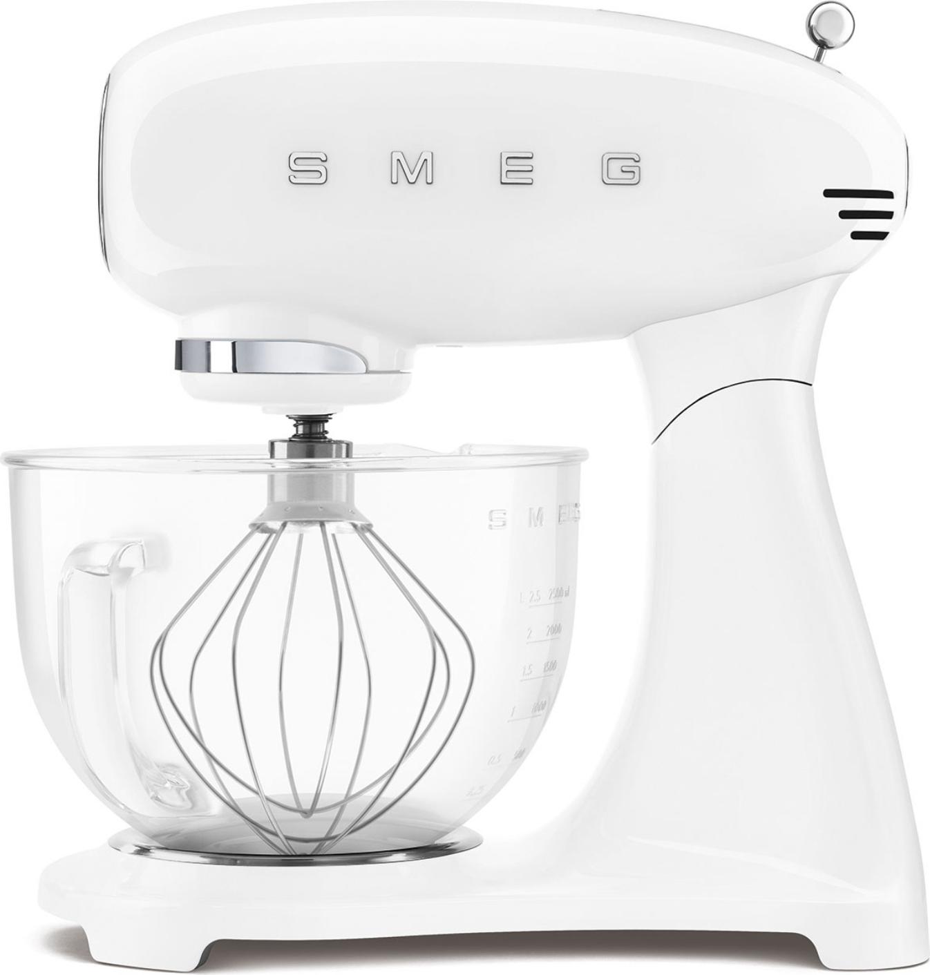 Smeg 8017709272395 KÃ1/4chenmaschine, Edelstahlgehäuse, 800 Watt, 4,8 l Behälter, 10 Geschwindigkeiten