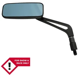 HIGHSIDER smart Lenkerspiegel Schwarz Rechteckig (Paar)