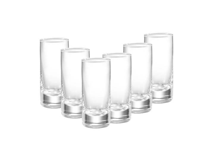 Dorre Verre à schnaps Saba Verres à liqueur droits, lot de 6, 6 cl