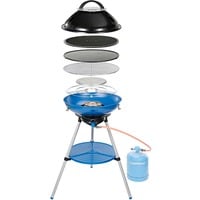 Party Grill 600 R Gaskocher, Gasgrill schwarz/blau, 50 mBar