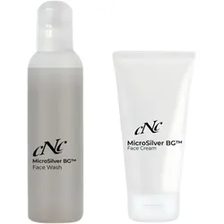 SET - CNC Cosmetic MicroSilver BG Face Wash 100ml + Face Cream 50ml