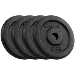 Rebel, Hantelscheiben, (4 x 5 kg)
