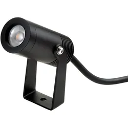SG LEUCHTEN LED-Anbaustrahler 4W Konverter schwarz HOVDEN MICRO 630083 dimmbar 1LED 3000K weiß