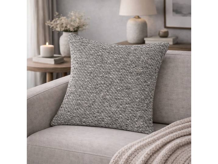 Coussin décoratif Fjella Gris/Gris minéral 40 x 40 x 1cm Polyester