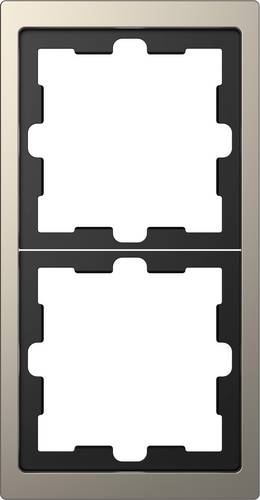 Merten Rahmen Abdeckung System Design Nickel MEG4020-6550 1St.