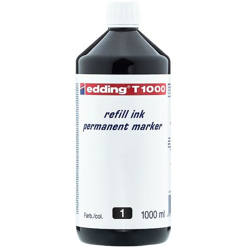 edding Nachfülltinte T1000 schwarz
