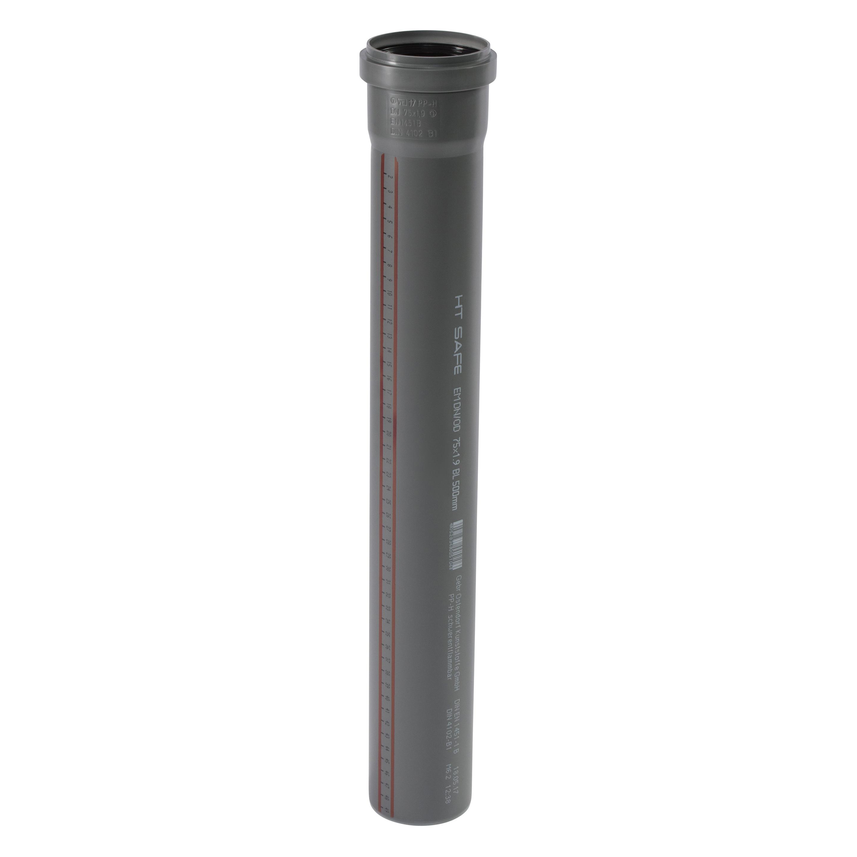 Ostendorf HTsafe-Rohr EM DN/OD 75, 750mm (173030)