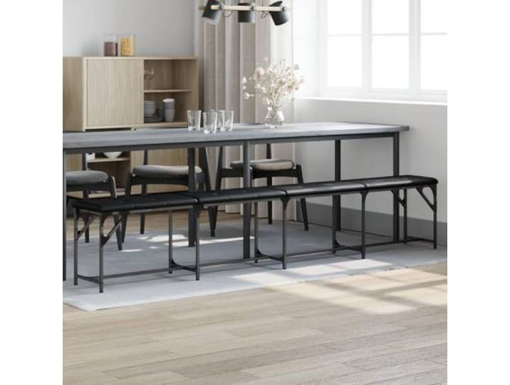 LPERTGFHU Sitzbank 248x32x45 cm Stahl Sitzgelegenheit mit Robustes Stahlgestell, Pulverbeschichtung, Vielseitig einsetzbar