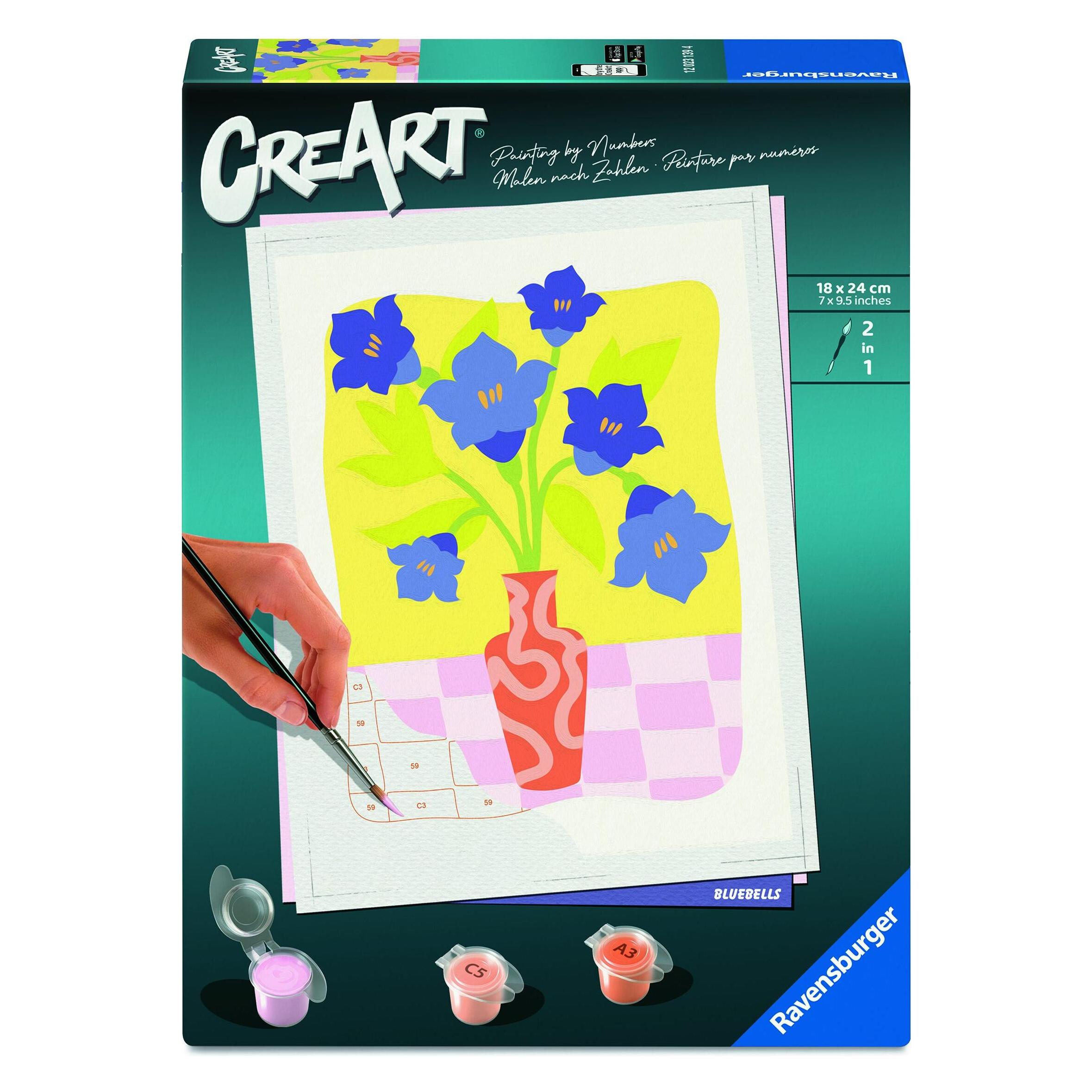 Ravensburger CreArt - Malen nach Zahlen - Glockenblumen (12023139)