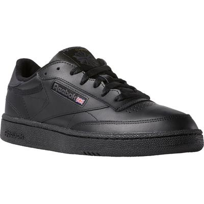 Sneaker REEBOK CLASSIC "CLUB C 85", Herren, Gr. 43, schwarz (schwarz, charcoal), Leder, Schuhe Skaterschuh Herrenschuh Sneaker low Sneaker Retrosneaker