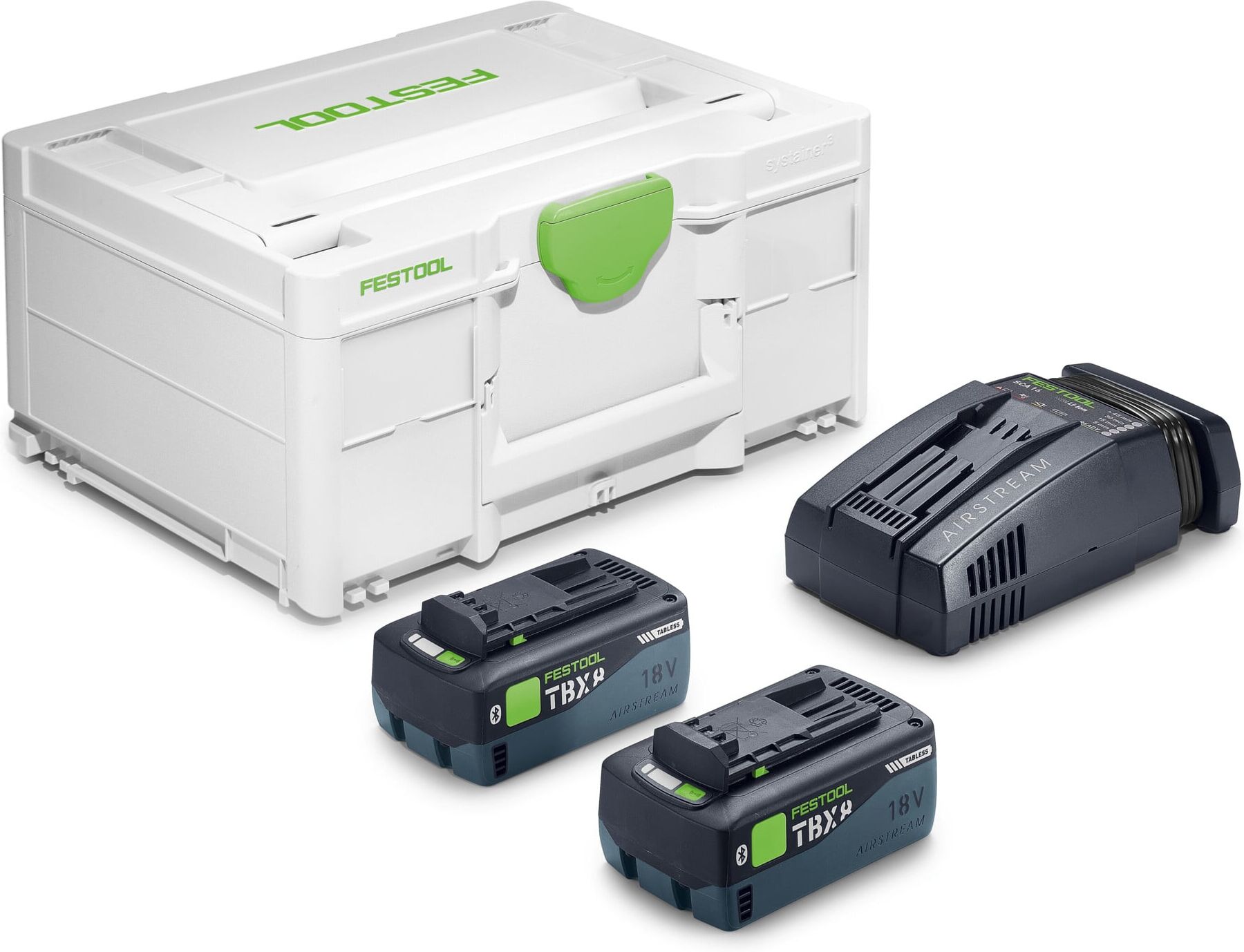 Festool Energie-Set SYS 18V 2xTBX8/SCA16 (578814)