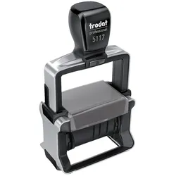 Trodat, Stempel, Bürostempel 5117, Datumsstempel mit 12 Bürotexten, Schrifthöhe 4 mm