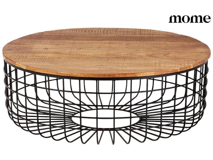 MOME Couchtish SUVAN 102x102x37cm akazie