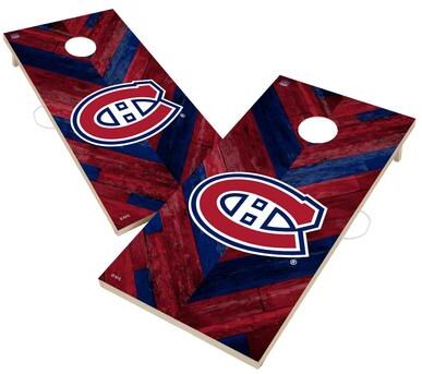 Skip's Garage Montreal Canadiens NHL Cornhole Board Set