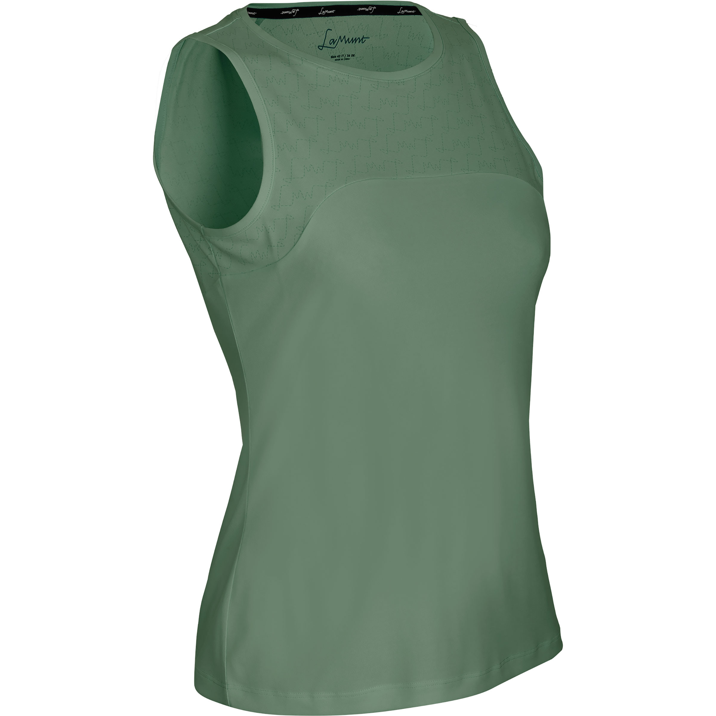 LaMunt Lara Iconic Tech Top Damen Tanktops gruen Größe M Trekking Elastisch