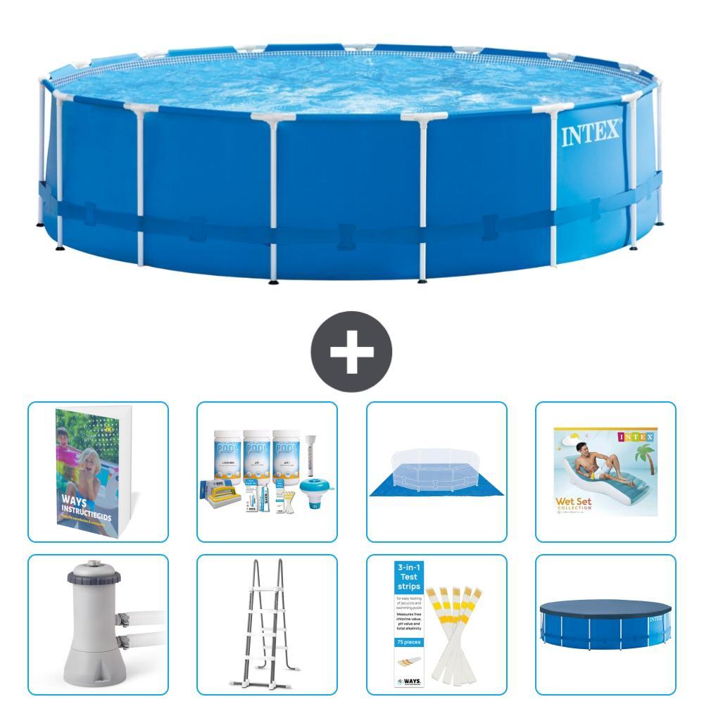 Frame Pool Rund - 457x122 cm - 7-teilig S683