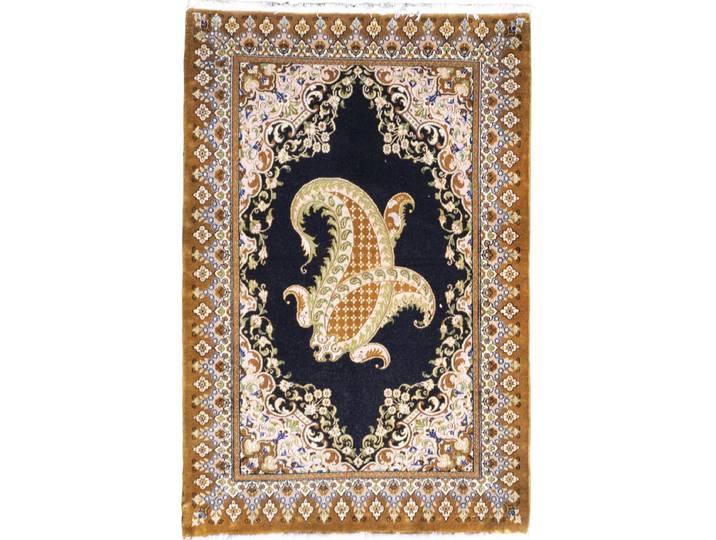 Ghom Teppich 79x119 Handgeknüpft Orientteppich Perserteppich