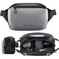 K&F Concept Torba Kf fotograficzna Kf13.157 szara (Kamera Schultertasche), Kameratasche, Grau