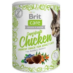 Brit Care Cat Superfruits - 100 Gramm Katzensnack Hering x3