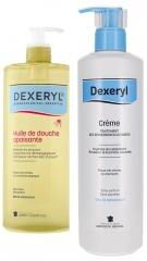 Dexeryl Routine Peaux Séches à Très Séches Format Familial - Lot 1500 ml