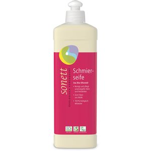 Sonett Bodenpflege DE3092, Schmierseife, aus Bio-Olivenöl, für Stein- & Holzböden, 500 ml