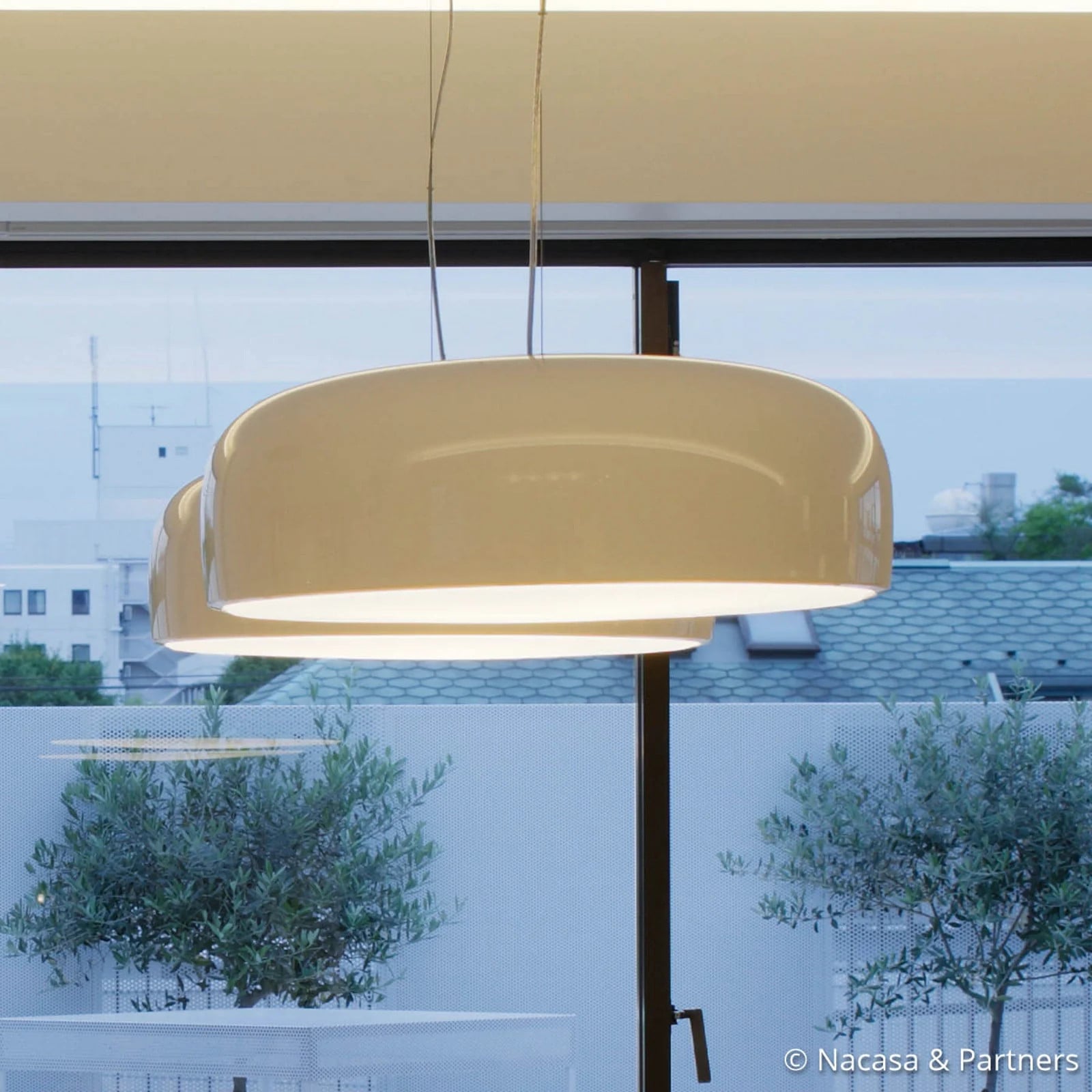 Flos Smithfield S Pro Hanglamp Wit - Metaal