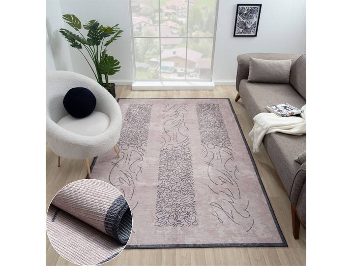 Outdoorteppich Mira, LAGERRÄUMUNG , grau (grau,braun,schwarz), B:160cm H:10mm L:230cm, Polyester, MYFLAIR MÖBEL & ACCESSOIRES, Teppiche, Outdoorteppich, bedruckt, modernes Design, In- & Outdoor geeignet, waschbar