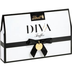 Lindt Pralinen DIVA Trüffel Clutch, 10 Stück, 4 verschiedene Sorten mit Alkohol, 114 g