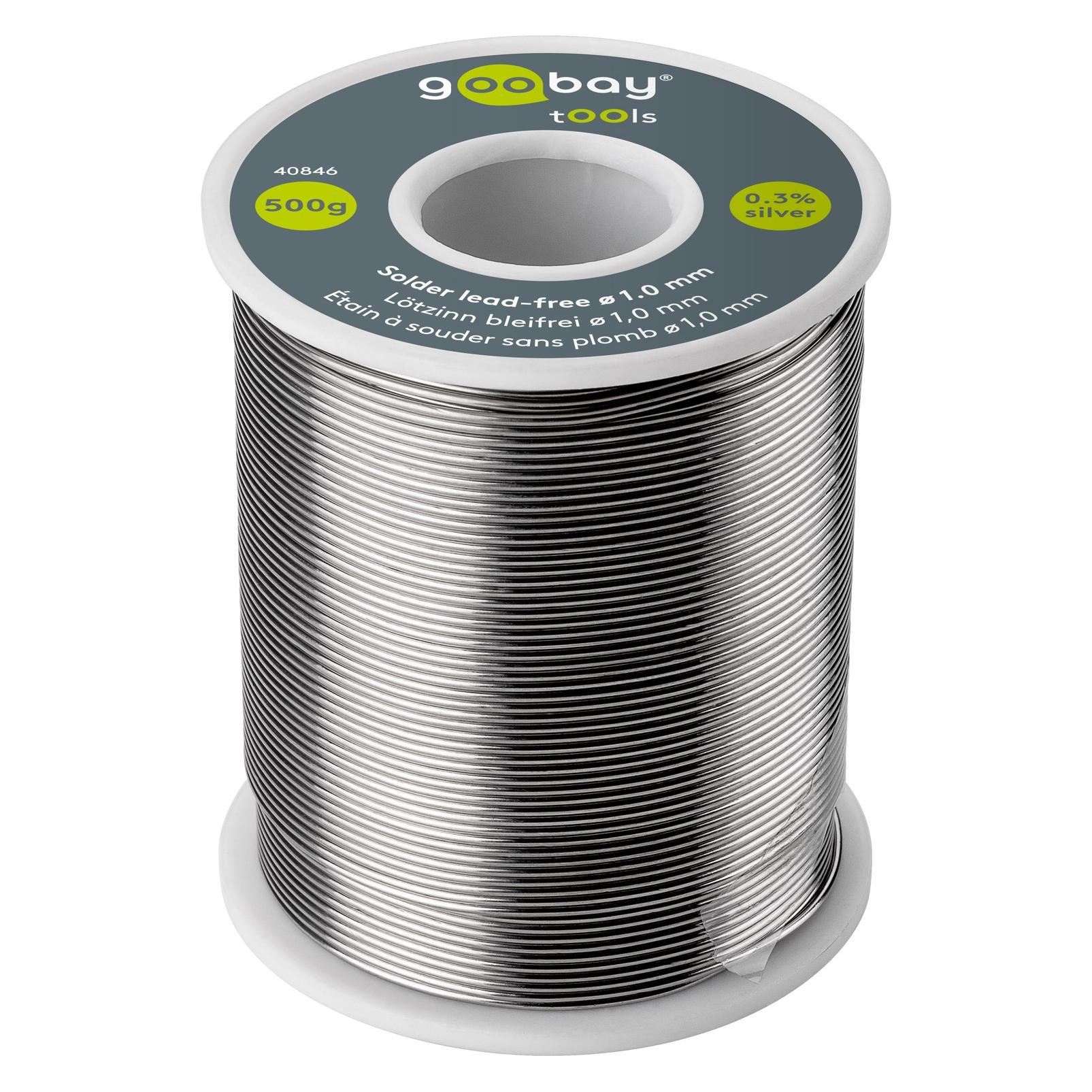Goobay Lötzinn bleifrei, ø 1,0 mm, 500 g (Lötzinn) (40846)