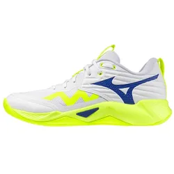Mizuno, Unisex, Hallenschuhe, Wave Momentum Pro (50), Weiss