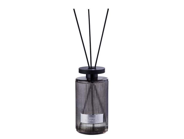 Butlers Raumduft Supreme Mystic Bay 500 ml, Dunkelgrau, Glas, Naturmaterialen, Kunststoff, 8x17x8 cm, Dekoration, Raumdüfte