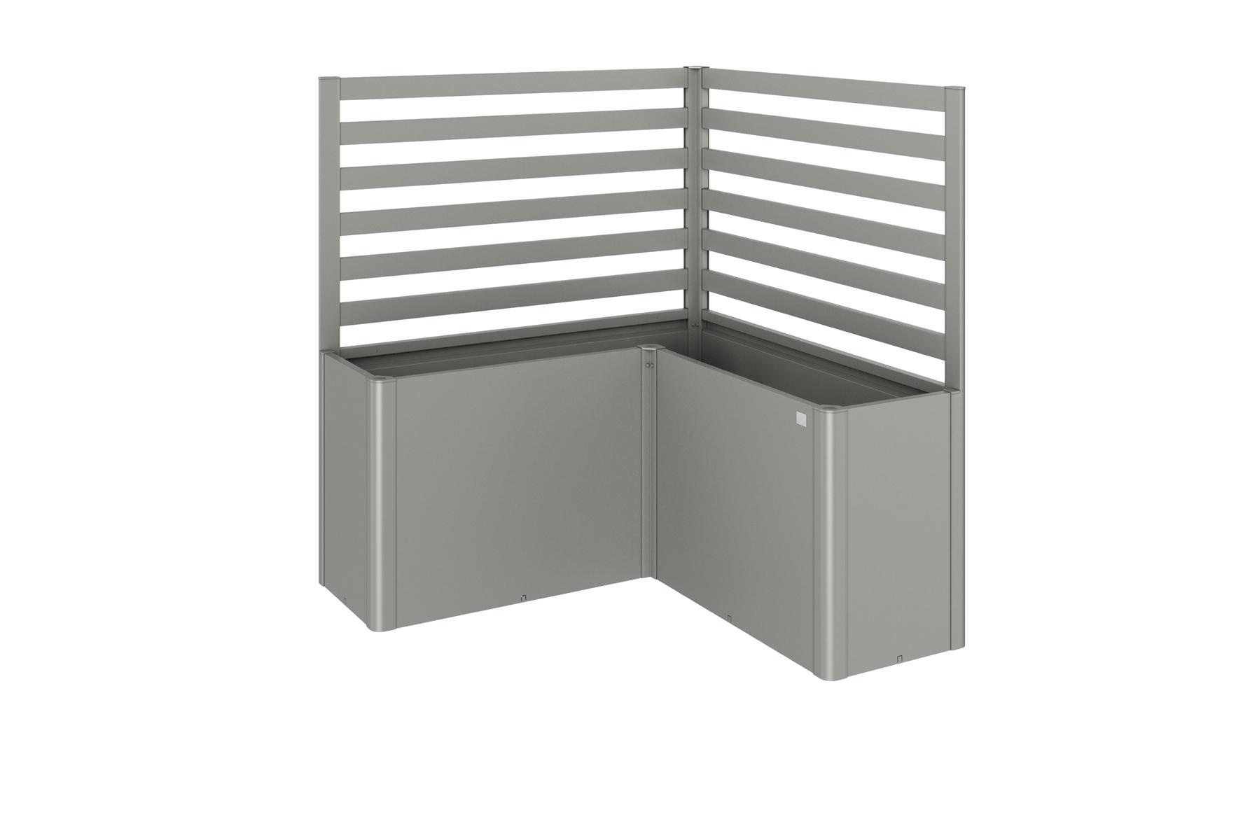 BIOHORTGARTE Rankgitter (2Stk) für L-Form L150 quarzgrau-metallic 16925330