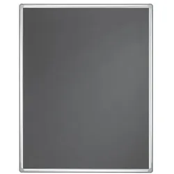 Franken Filz-Pinnwand »Pro PTD8303« 120 x 90 cm, doppelseitig silber