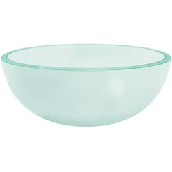 vidaXL Waschbecken Hartglas 30x12 cm Matt