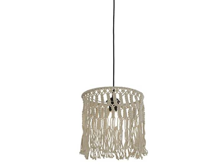 Plafonnier, 1 lumiere, corde, blanc