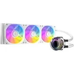 Antec Vortex Lum 360 White ARGB, CPU Wasserkühler, Weiss, Mehrfarbig
