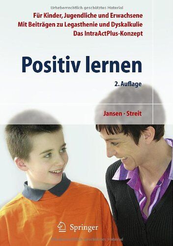 Fritz Jansen - Positiv lernen: Für Kinder, Jugendliche und Erwachsene. Mit Beiträgen zu Legasthenie und Dyskalkulie. Das IntraActPlus-Konzept - Preis vom 09.10.2026 07:28:09 h
